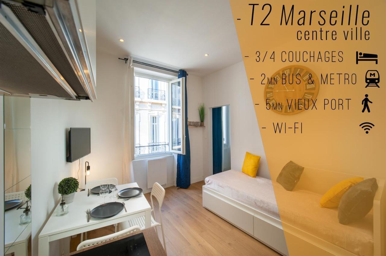 Appartement Au Coeur De Marseille Vieux Port Luaran gambar